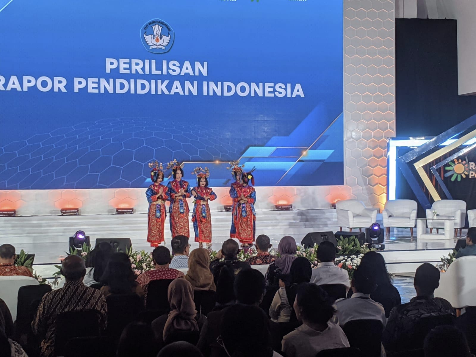 Perilisan Rapor Pendidikan Indonesia di Plaza Insan Berprestasi Kemendikbudristek Senayan - Jakarta