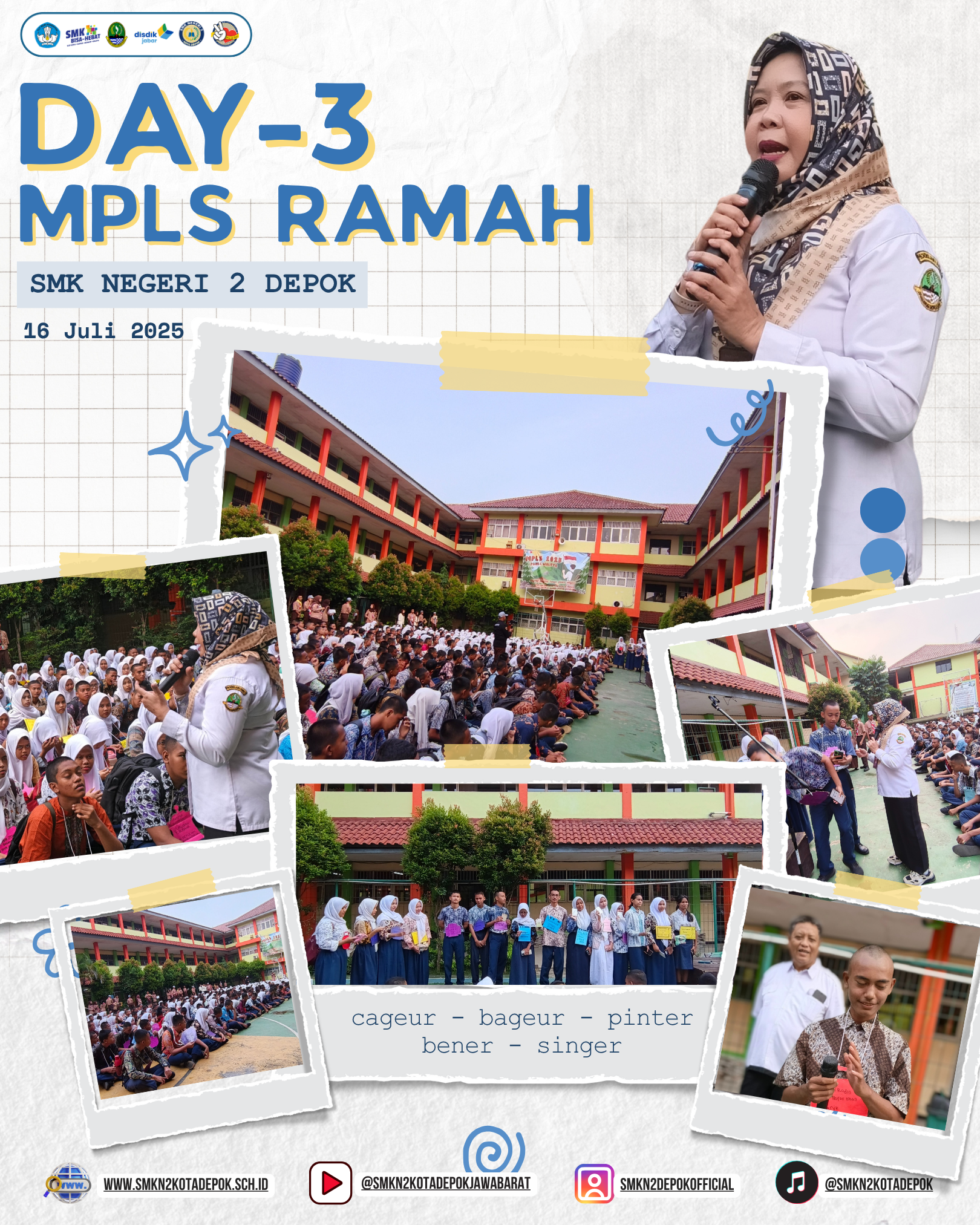 MPLS RAMAH 2025 SMKN 2 DEPOK - HARI KE 3